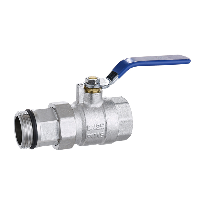 Brass water control ball valve