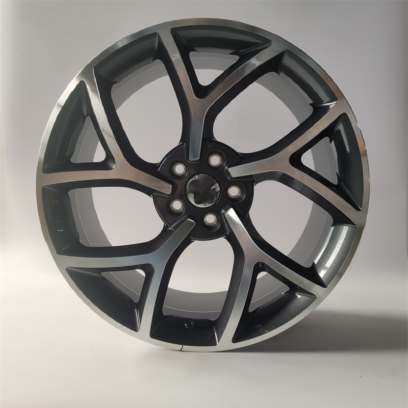 Black finish, polished faces, matted grey. Y Spoke forged alloy wheels