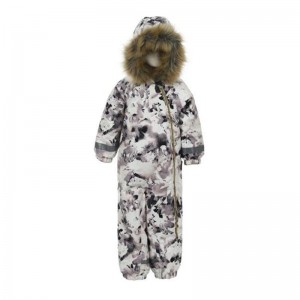 Fabricant de roba per menjar: vestit d'esquí impermeable a prova de vent per a nens de teixit estampat de somni per a nens - Senlai