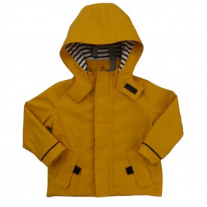 Otroška poliestrska nepremočljiva dežna jakna