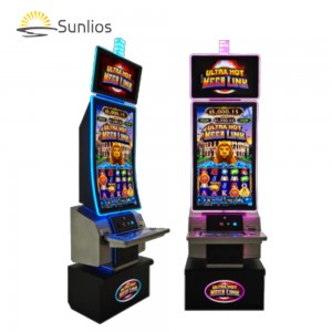 Full 4K 43 "Tanpa wates-pinggiran Frameless Nampilake Slot Machine Kandel Metal Gambling Machine