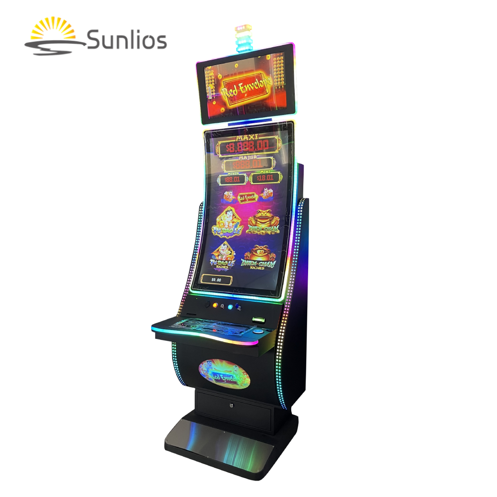 New Design Popular 43 "Mlengkung Tutul Layar Slot Game Machine Featured Image