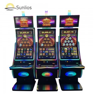 Nuovo design popolare slot machine da gioco con touch screen curvo da 43 pollici