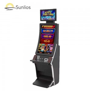 Teb chaws USA Nrov 43 Upright Hlau Slot Machine Txee Kov Casino Game Machine