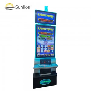 Tag Nrho 4K 43 "Infinity-ntug Frameless Displays Slot Machine Thick Metal Gambling Tshuab