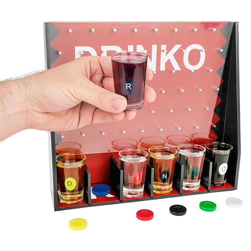 SSD001 Drinkspel - Vrij vreemde nieuwigheden - Leuk sociaal borrelglas-feestspel
