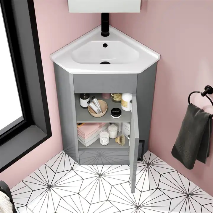 Utility Sanitary ware gamay nga eskina luxury vanity basin bag-ong kamot corner lababo