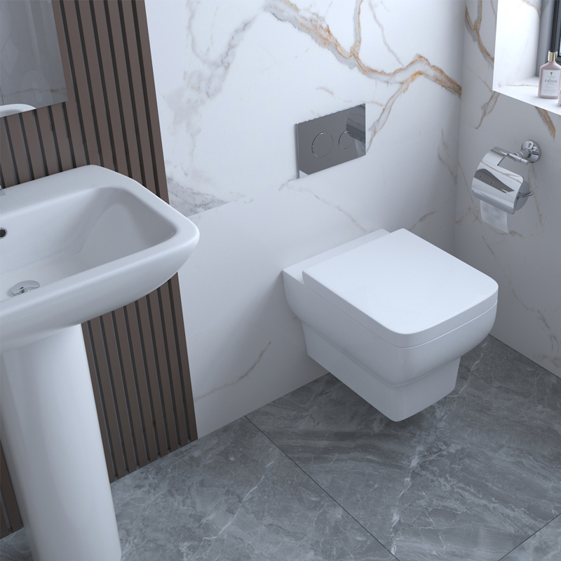 Luksuzni dizajn kupaonica za kompostiranje Closestool jednodijelna komoda WC školjka na ispiranje