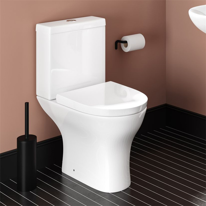 Rimless P-Trap Ceramic Wc Toilet