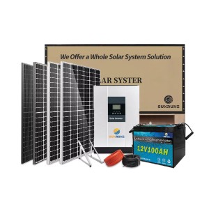Прилагоден соларен систем за вклучување/исклучување на мрежата за дома