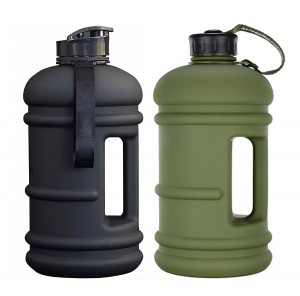 Garrafa de água de meio galão Grande garrafa esportiva livre de BPA Material de grau alimentício Garrafa grande portátil para academia ao ar livre