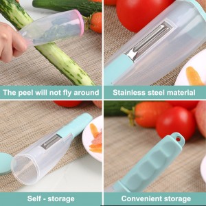 Keukengadgets Draachber opslachber peeling-ark fruit-groente-peeler ierdappelschiller