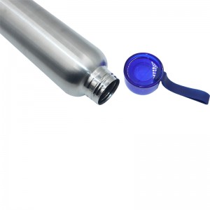 Bez BPA vienas sienas 304 Nerūsējošā tērauda pielāgota ūdens pudele ar virvi