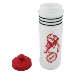 Sport og trening Squeeze Pull Top Lekkasikker drikketut Vannflasker BPA Gratis tilpasset logo