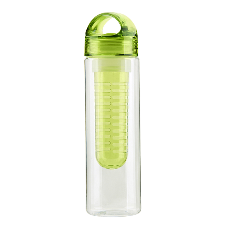 Ekološki prihvatljiva plastična boca za vodu s prilagođenim logotipom za višekratnu upotrebu s infuzerom za voće Istaknuta slika