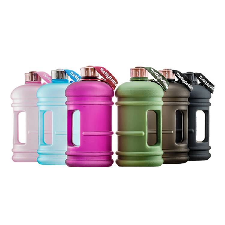 2,2 l BPA nesaturoša plastmasas sporta dzeramā pudele sporta zāle fitnesa ūdens krūze Piedāvātais attēls
