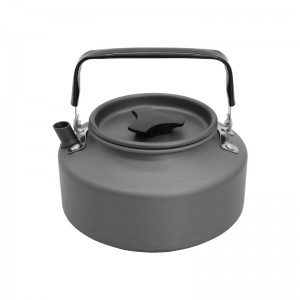 1.1L Camping Kettle Tea Coffee Pot Portable Camping Tea Kettle Aluminum Alloy kuka vai ipu.