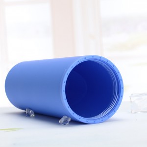 Prilagođena plastična boca za vodu od 16oz PP bez BPA sa slamkama