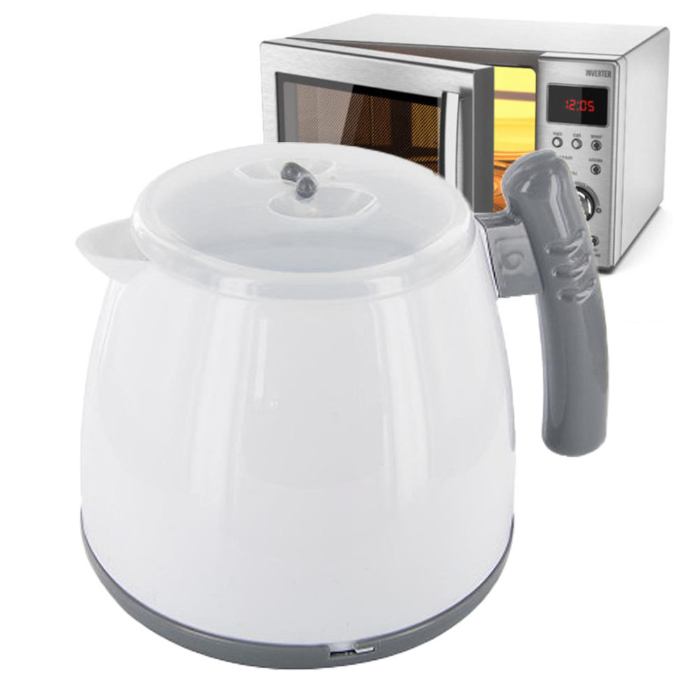 Mikrovalna pećnica Koristite čajnik za vodu Bojler za vruću posudu 0% BPA Istaknuta slika