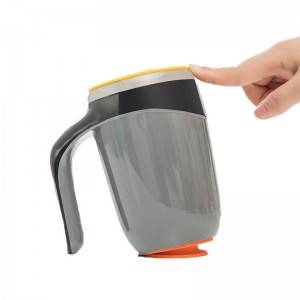 500ml Double Wall Non-Spill Suction Mug with Handle