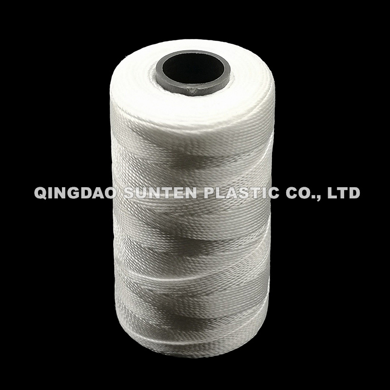 China 210d/9 100% Nylon Multi-Filament Fishing Twine In Raw White