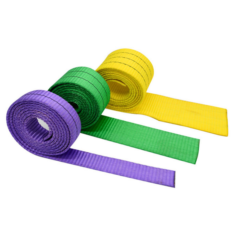 Let you know flat lifting belt and binding belt Safety Belt Webbing sling