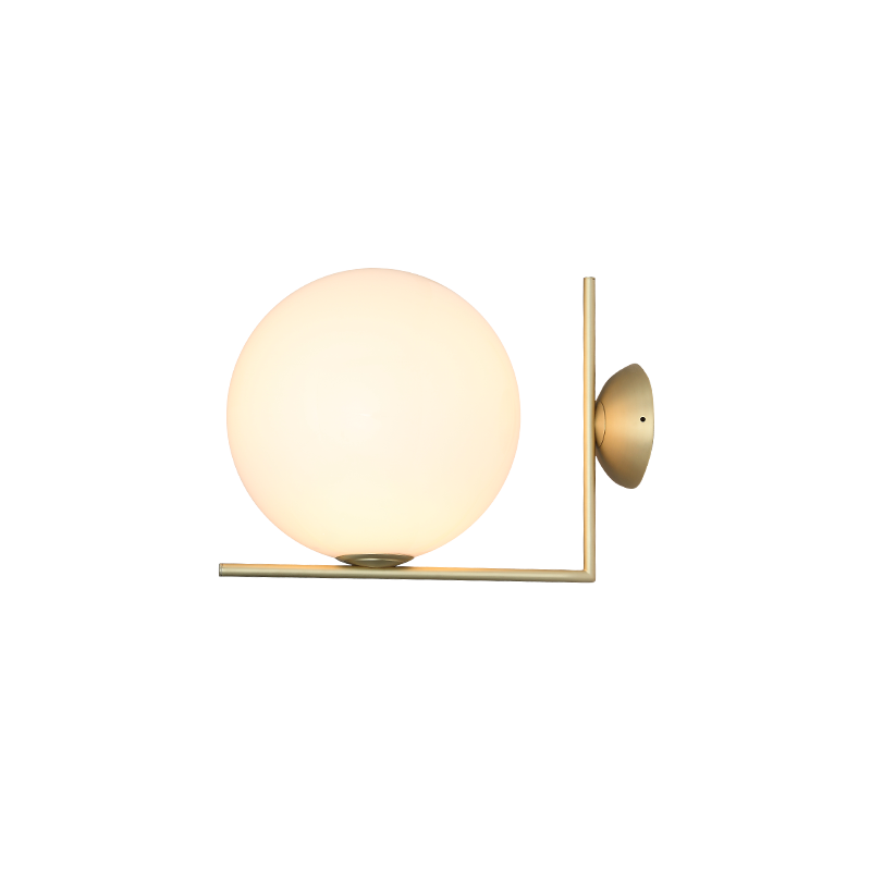 Оптовый стеклянный настенный светильник Globe Opal Mid Century Современный настенный светильник