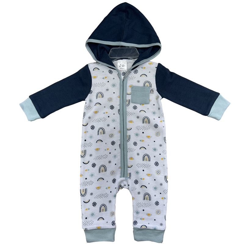 Pijama de bebê de alta qualidade para dormir e brincar de 0 a 9 meses Imagem em destaque