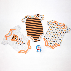 Factory Cheap Newborn Onesie Open Bottom - Newborn Baby Summer Short Sleeve Bodysuit For Sale – GUANGDA