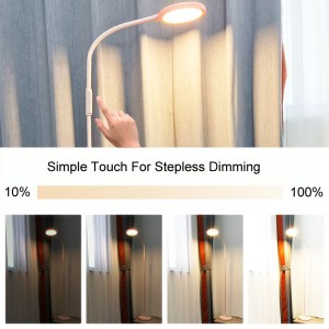 Amazon hot sale led floor lamp color changing for living room stepless dimming bedroom reading
