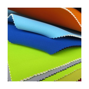 បន្ទះកៅស៊ូក្រាស់ 2mm 3mm Polyester Neoprene Fabric