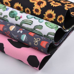 Floral Neopren Stoff By The Yard