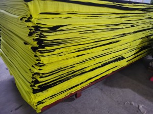 Veľkoobchodná továreň 2 mm 3 mm neoprénová laminátová žltá nylonová polyesterová tkanina pre športové oblečenie