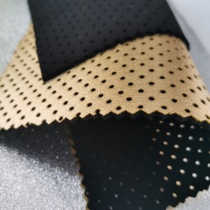 2mm 3mm vedenpitävä polyesteri nylon päällystetty elastinen neopreeni rei'itetty kangas