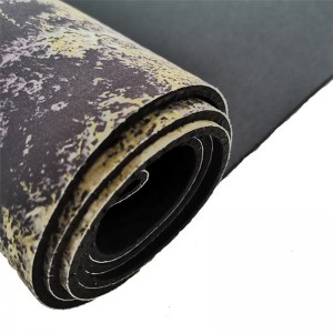 I-2mm ye-Scuba Wetsuit Material Yokolula inayiloni yogwebu oluNcinci lwerabha ye-Neoprene Fabric Camouflage