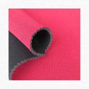 Kev cai siab Elastic 3 Txheej Polyester Neoprene Npuag 2mm 3mm SBR Diving Suit Fabric