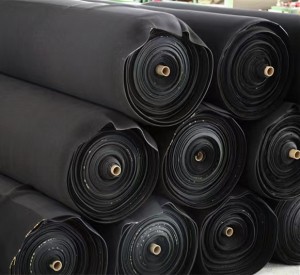Tấm cao su cuộn vải cao su tổng hợp màu đen 2mm 3mm 4mm