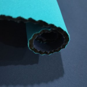 3mm 5mm 7mm zils Poly Bonded Neoprēna audums