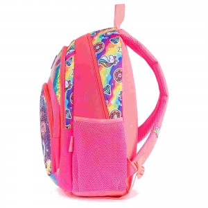 El bolso de escuela personalizado imprimió las mochilas de los niños de la mochila con la suposición impermeable de la sublimación del diseño de la historieta para el brillo