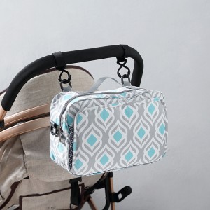 Bolsas de pañales para bebé, organizador de cochecito con mochila aislada, accesorio de gran capacidad para momia pequeña