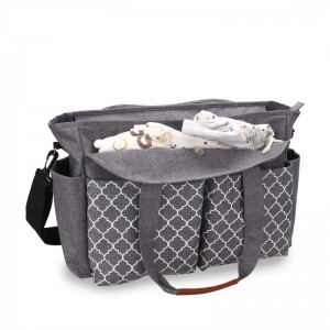 New Arrival Baby Nappy Mutans Tote Bag Satchel Messenger Travel Diaper Weekender Bag W/Pram Straps Large at Space for All Baby Accessories