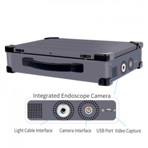 Medical Ent Endoscope Camera nga adunay LED Light Source ug monitor