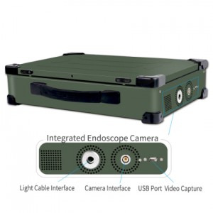 ប្រព័ន្ធកាមេរ៉ា Endoscope វេជ្ជសាស្ត្រ HD 350 ជាមួយកុំព្យូទ័រ