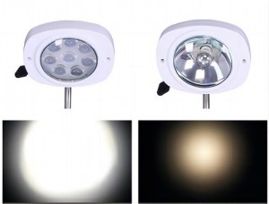 MICARE JD1300L mobilā LED vai halogēna medicīniskās pārbaudes lampiņa veterinārārsta mājdzīvniekam