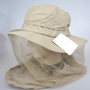 Outdoor Head Net Hat Hidden Mesh Sun Hat ji bo Mêr Jinan