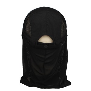 Outdoor Windproof Hiking Caps with Removable Mesh Face Neck Flap Cover