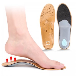 Arch Support Ortopediska platta fötter för män och kvinnor Mjuka halkfria och ventilerande innersulor