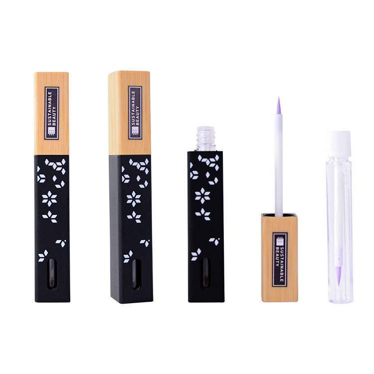 Bamboo Cosmetic Packaging Eyeliner Mascara Lipgloss