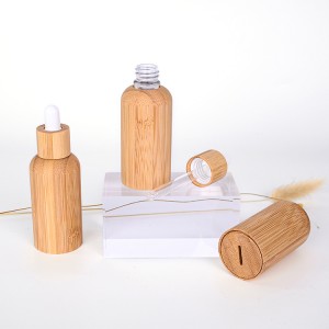 Recipiente de aceite esencial de bambú