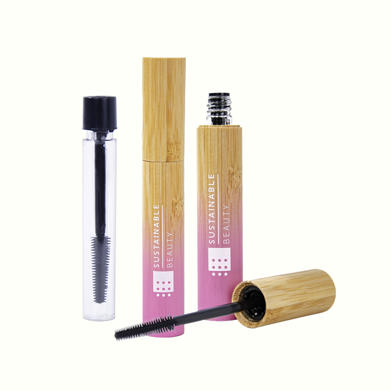 Bamboes ronde vorm Plat End Mascara Tube